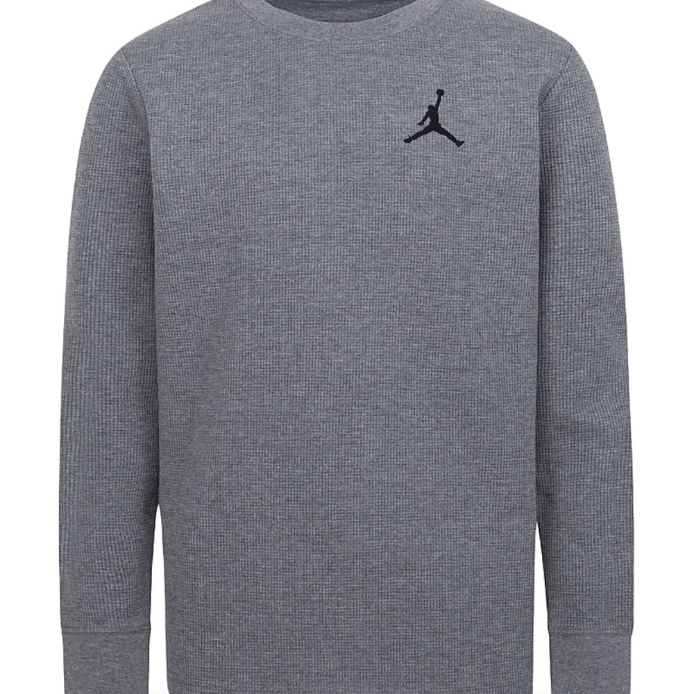 Jordan Essentials Waffle Knit Long Sleeve T-Shirt - Picture 1 of 4